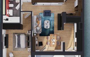 Apartament 2 camere, 54.5 mp, Elite City, COMISION 0