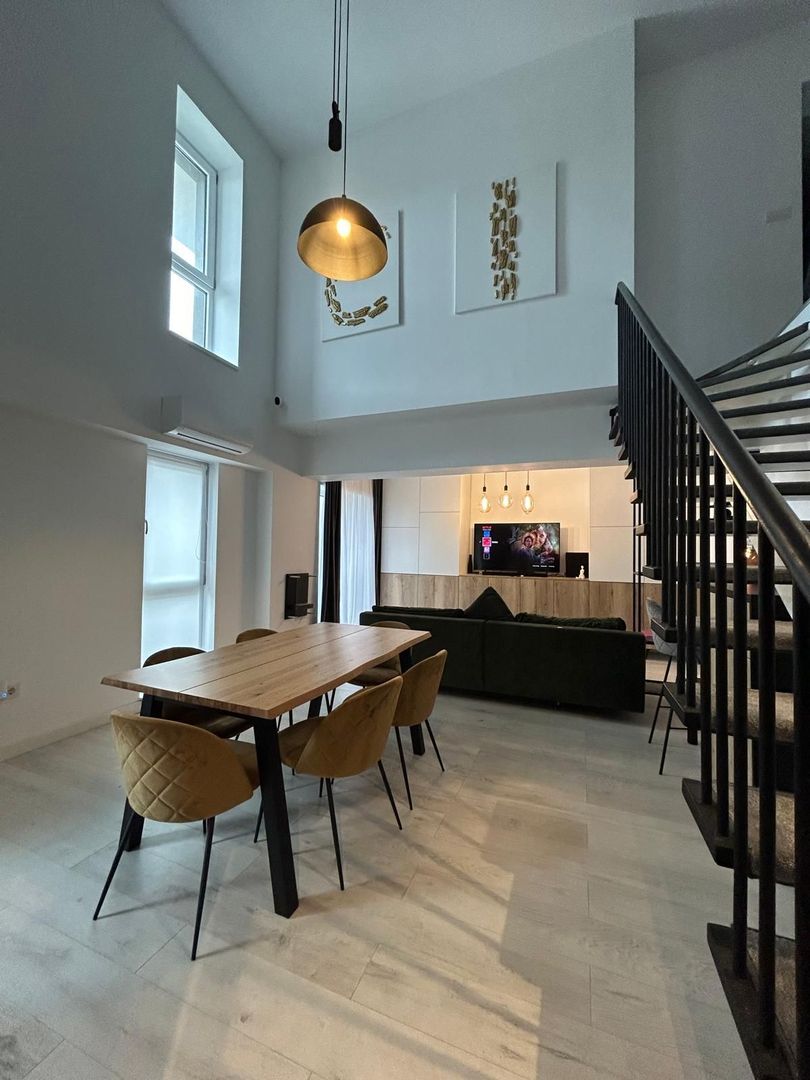 Penthouse cu loft, Belvedere Residence, mobilat complet, vedere panoramică - Poză 4