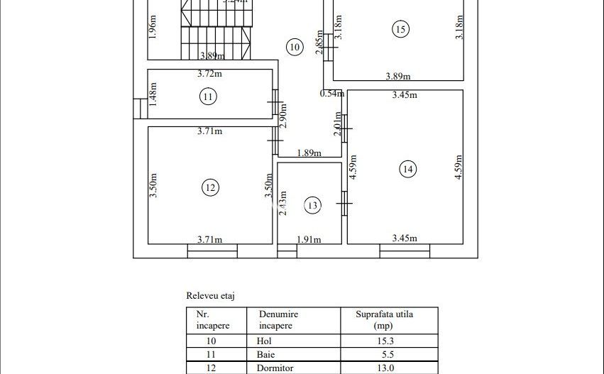 Casă individuală modernă cu garaj - teren 400 mp – Sura Mare - Schiță 28