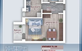 Decomandata Investitie Ansamblu premium Titan Pallady Metrou STB Parc - Schiță 3