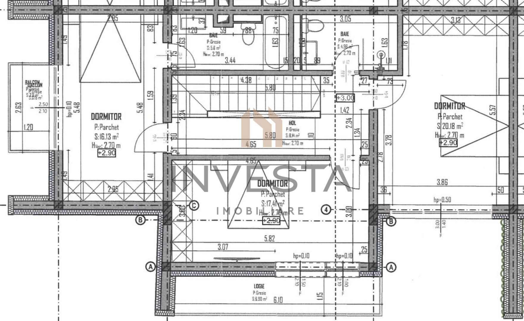 Duplex  144 mp utili, teren in proprietate 260 mp! Predare decembrie! - Schiță 3