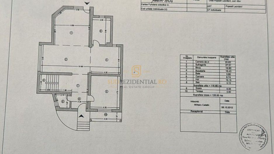 Vila S+P+M de vanzare in Popești Leordeni–teren 623 mp, piscina, garaj - Schiță 23