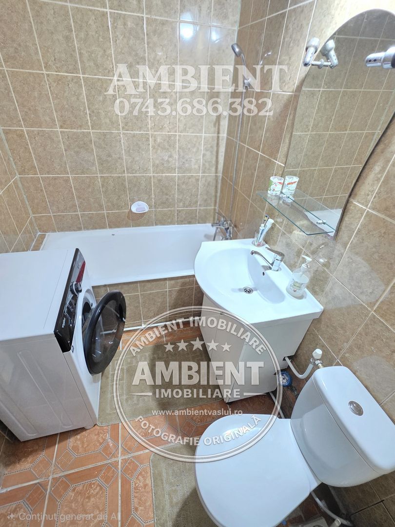 Apartament cu 1 cameră, etaj 1, mobilat și utilat, VASLUI - zona FILATURII; - Poză 8