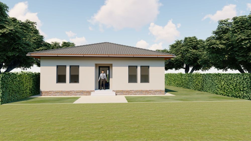 BRASADAS vinde casa NOUA 3 dormitoare 92mp MARTINESTI. - Poză 4