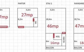 INCHIRIERE CLADIRE BIROURI | 5 CAMERE | ZONA REPUBLICA - Poză 9