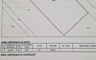 Teren intravilan 700MP Bragadiru, deschidere 33m | Potențial eco-house - Schiță 2