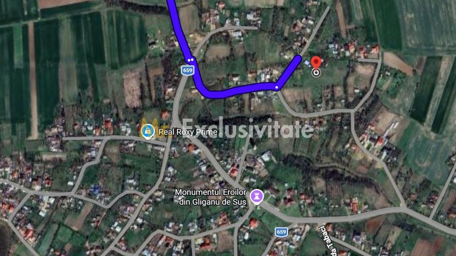 Teren intravilan com. Rociu sat Gliganu de Sus - Poză 2