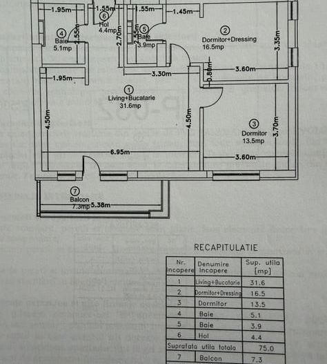 3 camere || MTM Pipera Lake || - Schiță 7