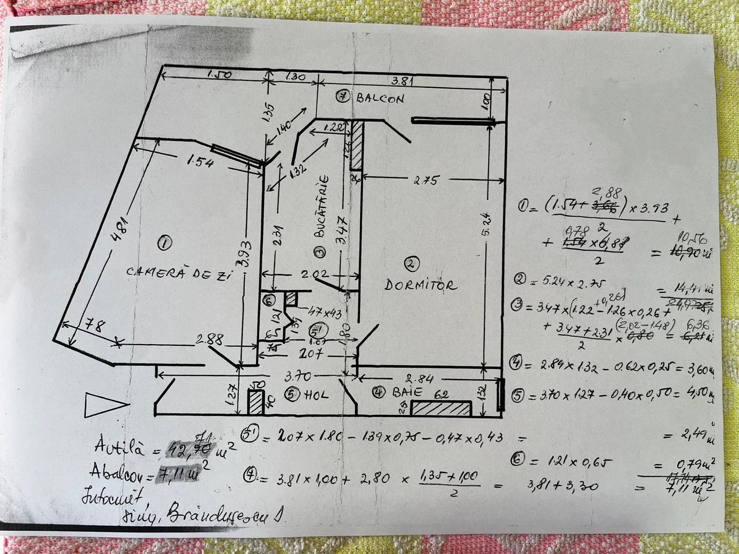 Apartament 2 camere, etaj, 4/4, Micro 13B - Poză 2
