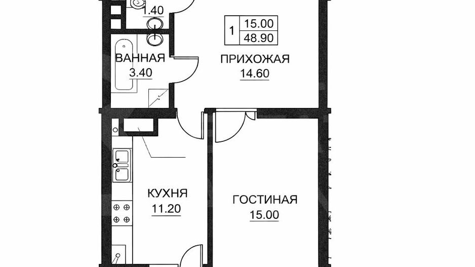 Vânzare, apartament, o cameră, str. Ion Buzdugan, Buiucani - Poză 4