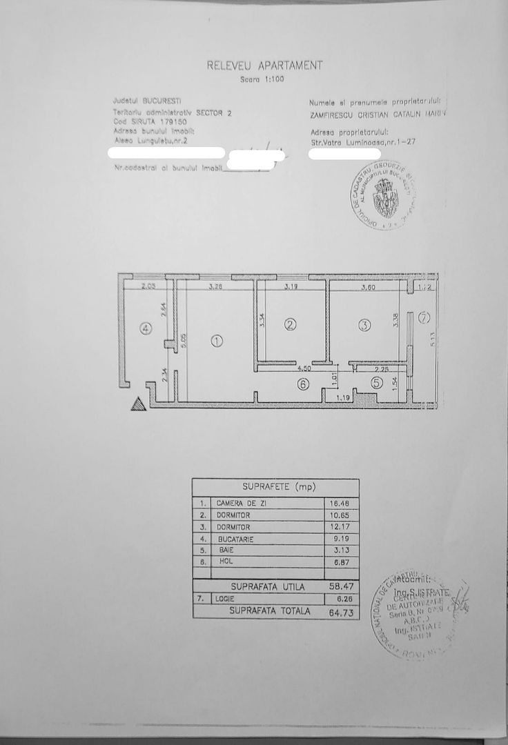 Ap. 3 camere de vânzare – Aleea Lunguletu nr. 2 – la 50 m de metrou - Poză 7