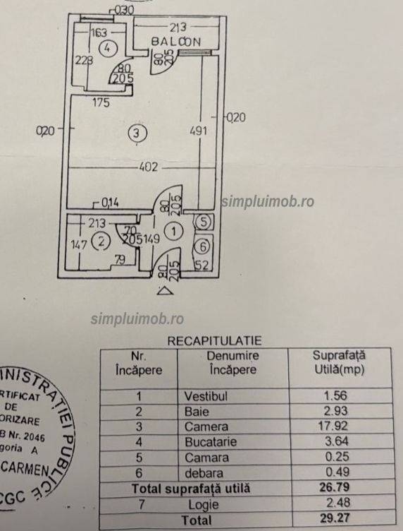 Garsoniera langa metrou Iancului Sector 2 - Schiță 9