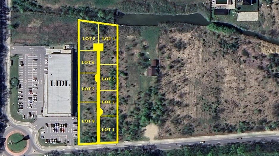 Ghermanesti - Lidl, 577 mp. teren intravilan, cu pozitie exceptionala - Poză 1