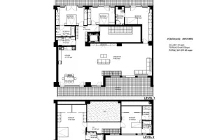 Penthouse - Terasa 80 mp - Chirie - Primaverii - Schiță 16