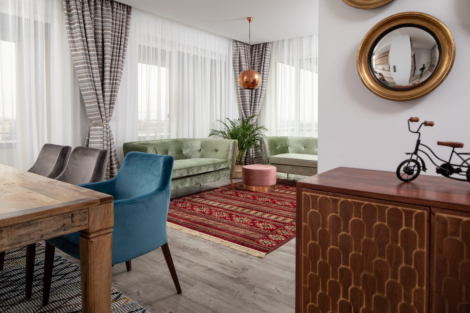 Inchiriem penthouse 4 camere mobilat lux  Coresi - Avantgarden - Poză 1