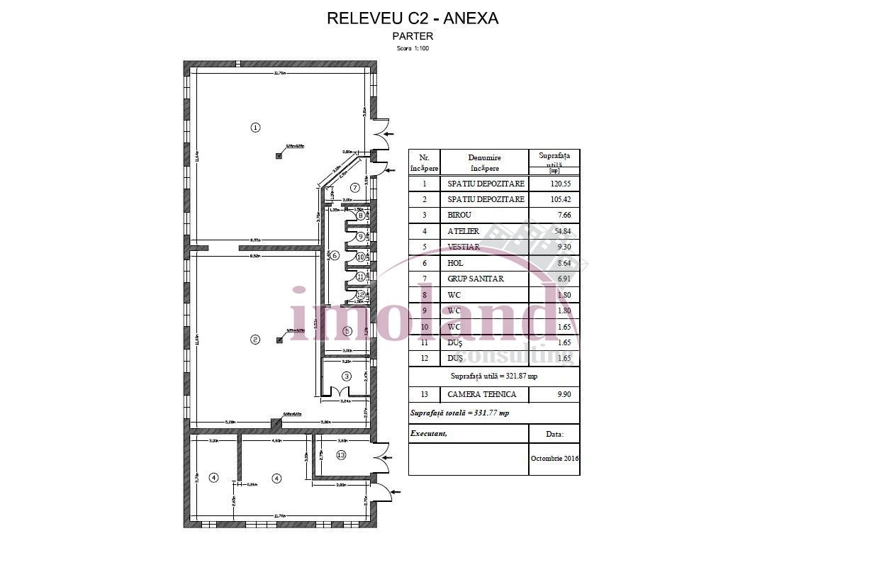 Cladire depozit-hala-birouri | teren 3110 mp - Pipera-OMV - Poză 11