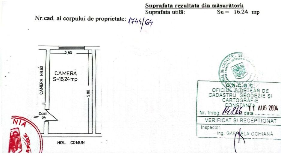 CET - Anda | Garsoniera igienizata | recuperare investiție 8 ani - Schiță 2