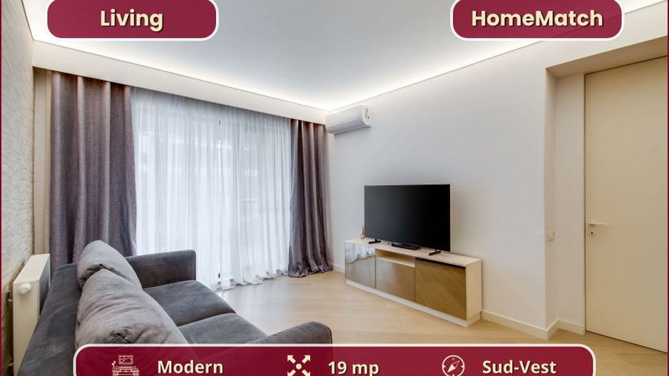 Cortina North || 2 camere || Finisaje de lux || Parcare || Piscină - Poză 3