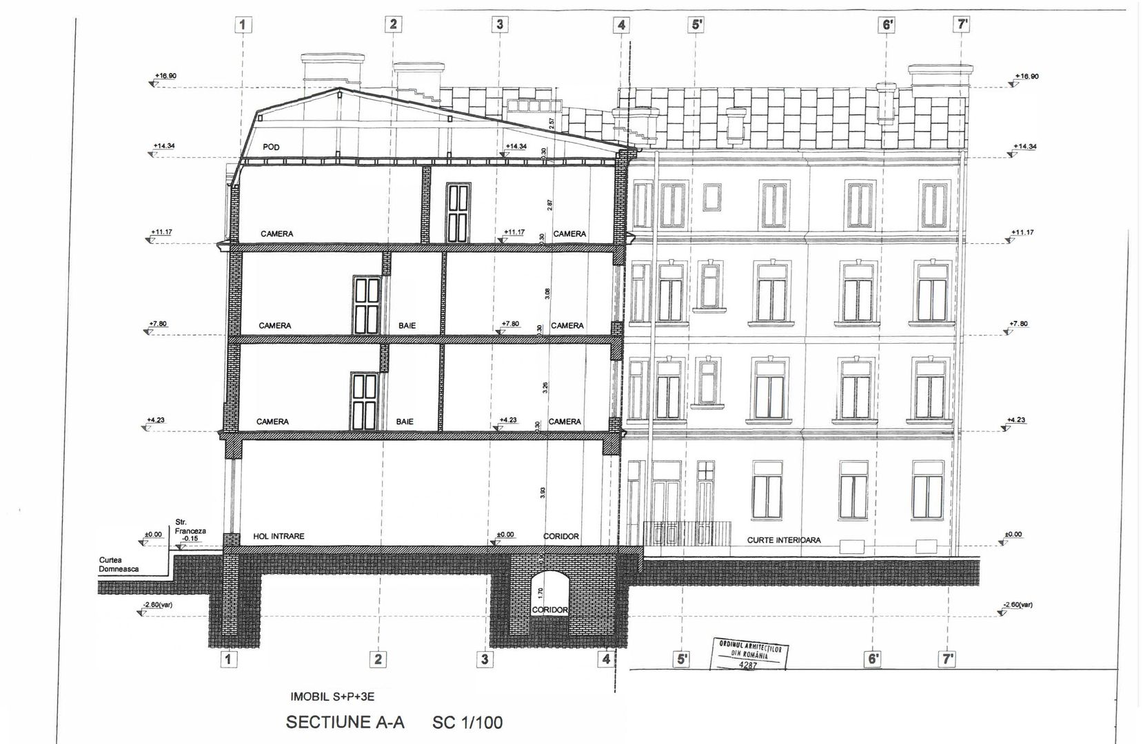 Imobil 2185 mp Centrul Istoric Piata Unirii 500 mp teren vitrina 19 m - Poză 19