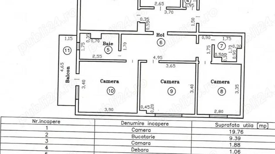 Apartament 4 camere zona Steaua etaj 2 - Poză 3