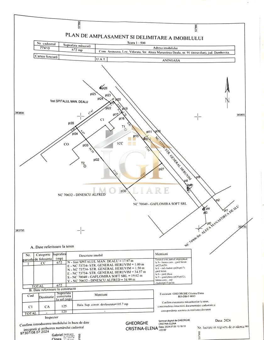 Teren intravilan 672 mp – poziție rară, la poalele Mănăstirii Dealu, - Poză 22