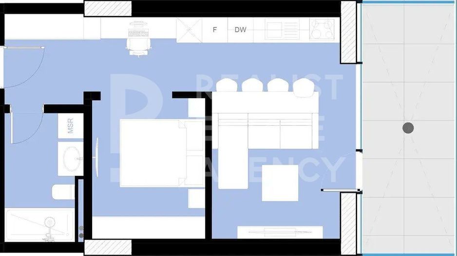 Vânzare, studio, vedere la mare, Mamaia Nord - Schiță 10