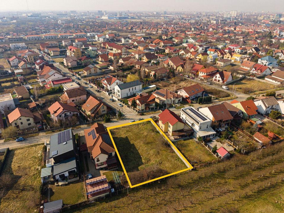 Teren ideal pentru casa individuala sau duplex, 1000 mp, Timisoara, Comision 0 - Poză 3