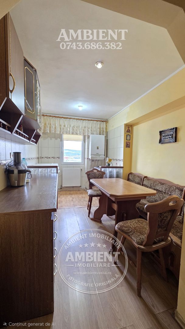 Apartament cu 3 camere, etaj 8, mobilat și utilat, zona GARĂ; - Poză 7
