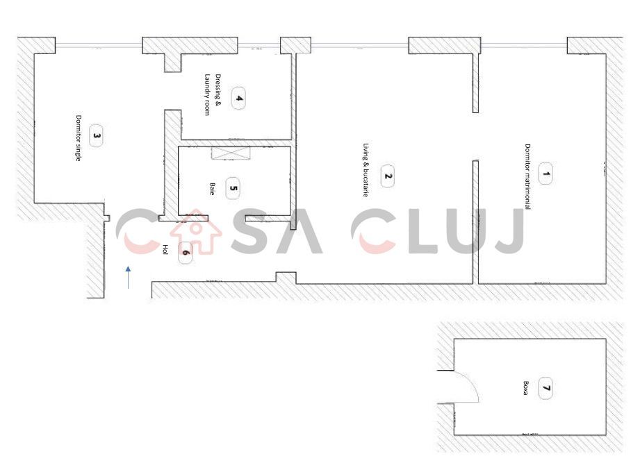 3 camere La Cheie Manastur!! - Poză 9