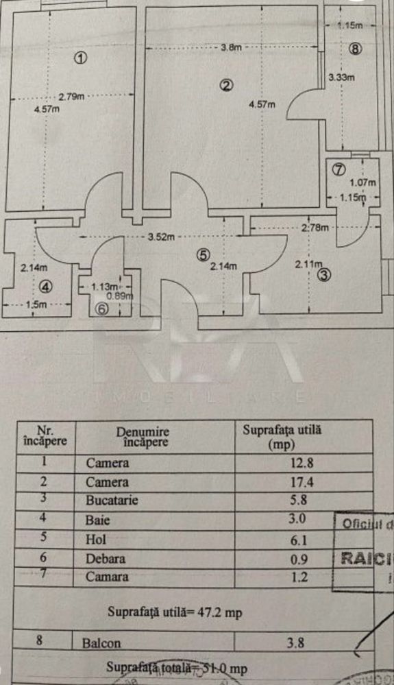 Vanzare apartament 2 camere Titan-Camil Ressu, mobilat, utilat, IOR, Park Lake - Poză 8