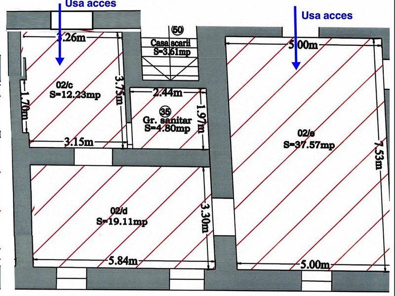 Spatiu birou in cladire istorica restaurata - Poză 17
