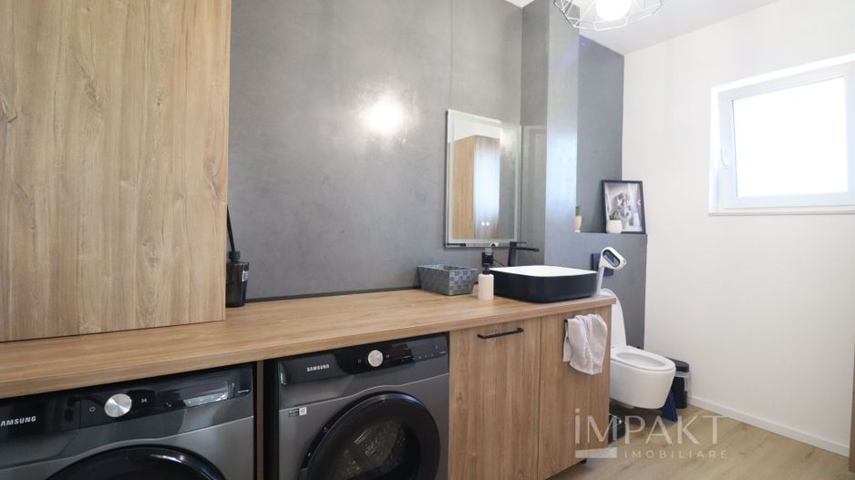 Duplex superb la vanzare, finisat, mobilat, utilat, situat in Chinteni - Poză 11