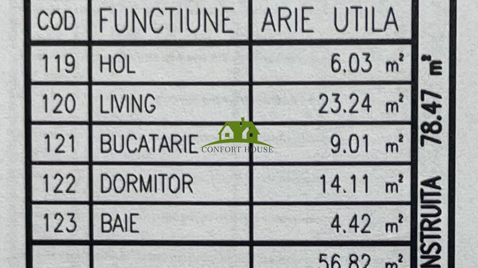 Apartament 2 camere, bloc nou, P+3, Ap.07, Et.1, Bl.7 - CP2462303 - Poză 6