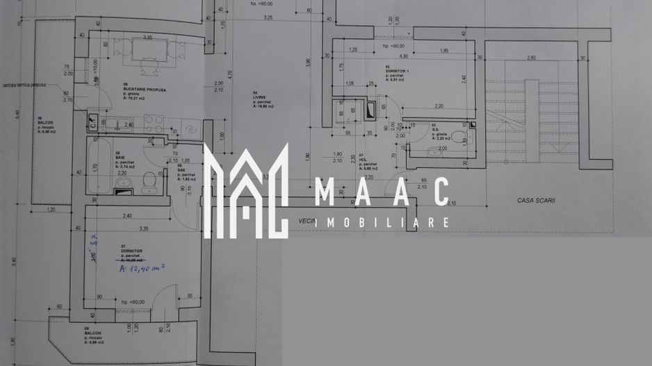 Apartament 3 camere Valea Aurie | Pivnita | 2 balcoane - Poză 8