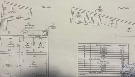 Apartament 3 camere et 1 zona Centrala