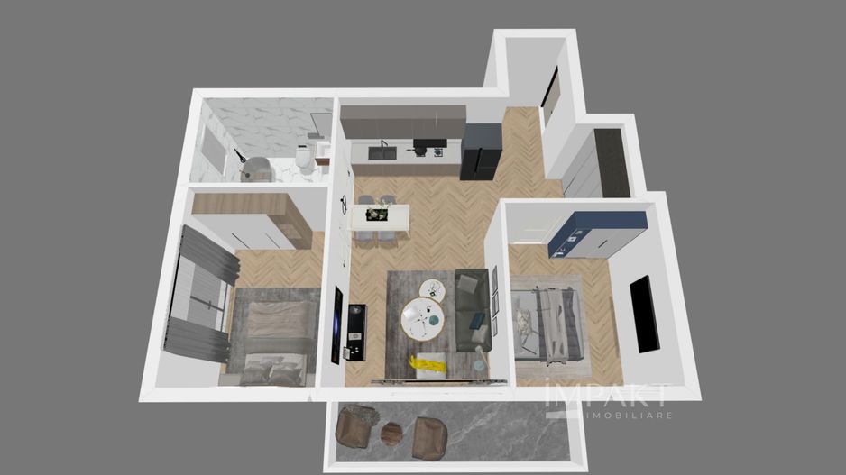 Apartament 3 Camere | Bloc Nou | Liziera Padurii | Terra, Floresti - Poză 2