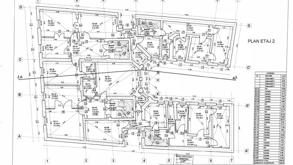 Imobil 2185 mp Centrul Istoric Piata Unirii 500 mp teren vitrina 19 m - Poză 21