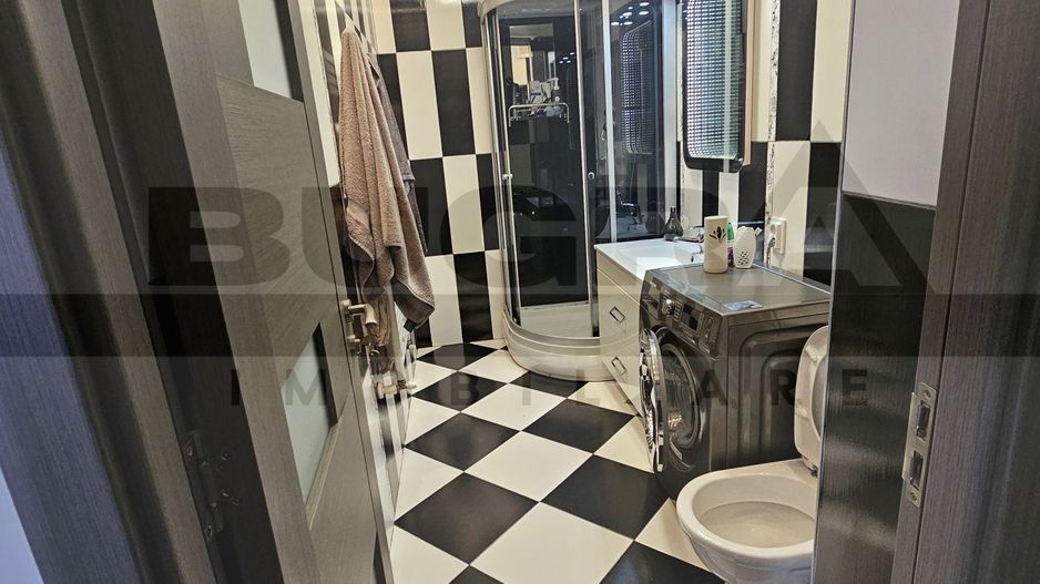 Apartament de 2 camere, modern, 50mp, parcare, zona Penny Apahida - Poză 6