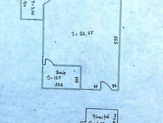 Vanzare apartament cu 1 camera,  zona Bibilotecii Lucian Blaga. - Poză 1