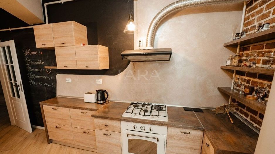 Apartament open space, Mărăști, complet mobilat. - Poză 4