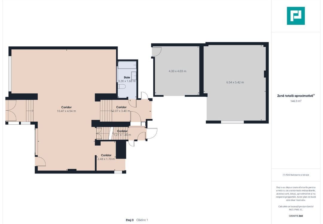 Spațiu comercial vitrat-central ARAD 250 mp utili - Poză 9