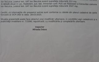 Parcele de teren intravilan construibil în Războieni, Iași – suprafețe disponibile 553 mp, 800 mp și 3.507 mp - Poză 2