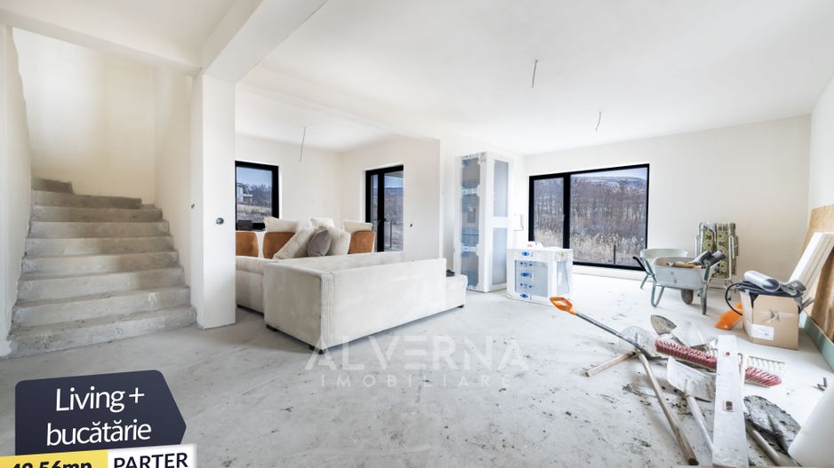 Casa individuala P+1 | 5 camere | 3 bai | 540mp teren | Chinteni - Poză 4