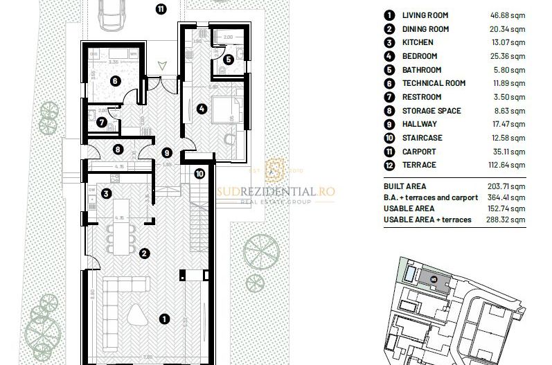 Vila exclusivista cu piscina si ponton pe malul Lacului Snagov - Schiță 10