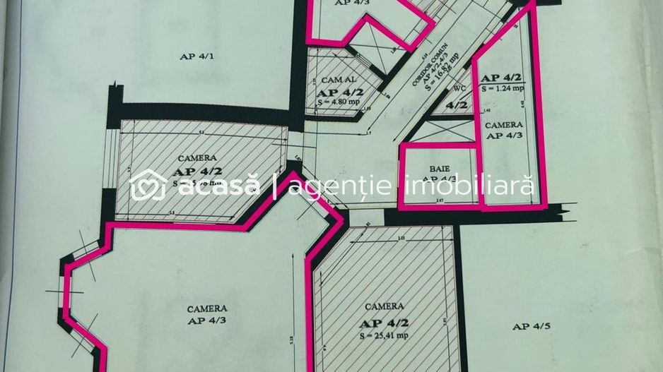 Apartament ultracentral cu 2 camere neamenajat Comision 0 - Poză 9