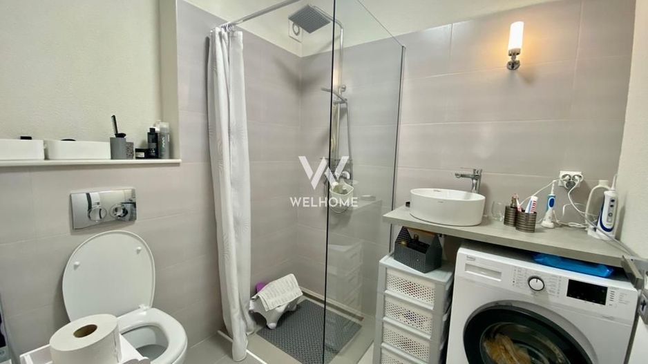 Apartament modern 2 camere, mobilat complet, balcon si parcare - Poză 6