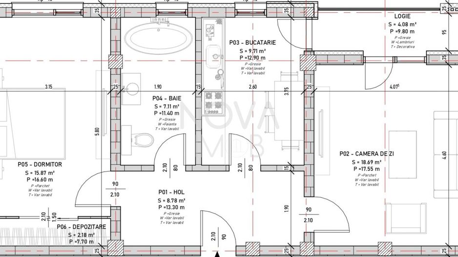 Apartament 2 camere, decomandat, Selimbar - Poză 6