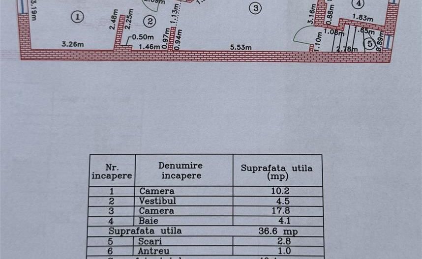Vanzare casa Matei Voievod - Str. Ronda Bucuresti - Schiță 11
