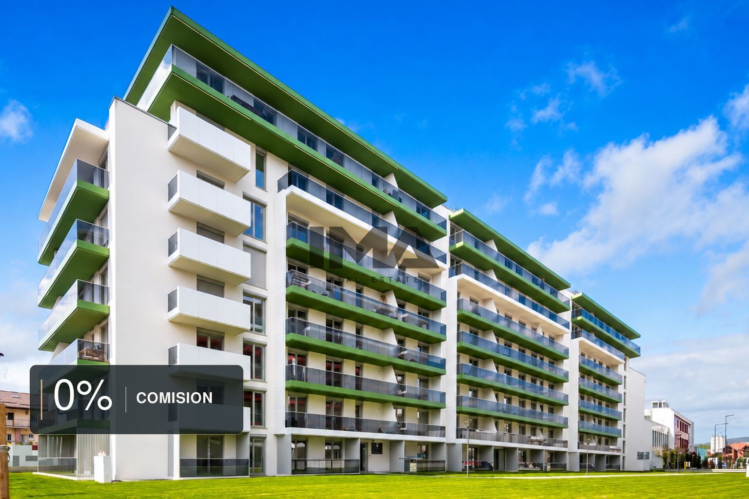 3 camere | Bucătărie separată | 2 băi și 2 balcoane | nZEB | Iris - Poză 1