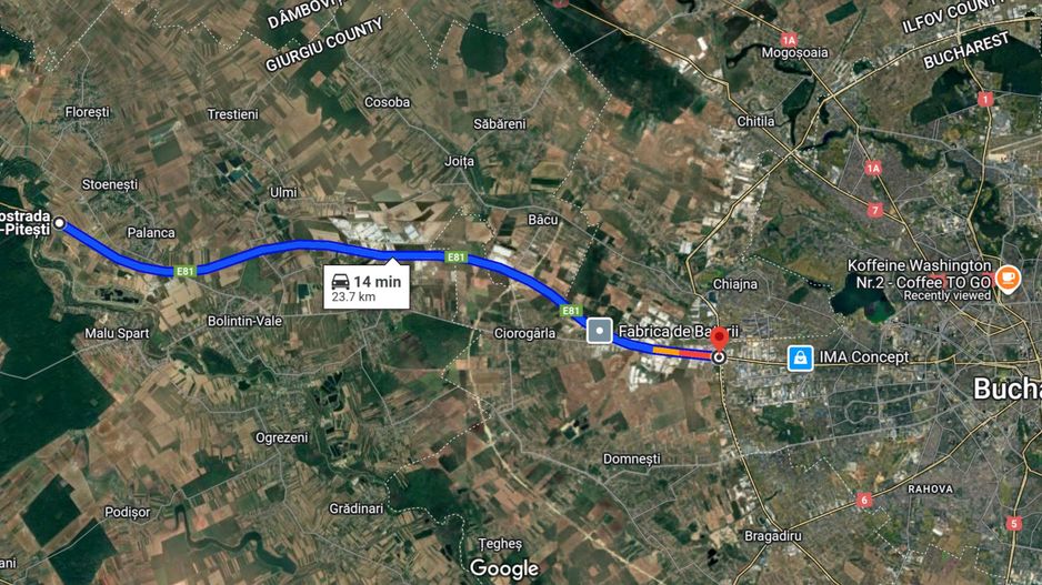Teren cu deschidere de 97.66ml la Autostrada A1 | 14.103mp - Poză 5